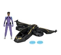 Figurine de collection Marvel Black Panther 15 cm avec Véhicule