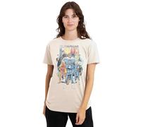 Marvel Fantastic Four Cosmic First Family Ladies T Shirt, Natural, Naturel, S Femme