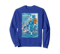 Marvel Fantastic Four: First Steps Meet The Family Poster Sweatshirt, Unisexe pour Adultes, Bleu Royal, L