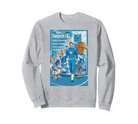 Marvel Fantastic Four: First Steps Meet The Family Poster Sweatshirt, Unisexe pour Adultes, Gris Chiné, L