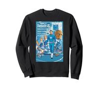 Marvel Fantastic Four: First Steps Meet The Family Poster Sweatshirt, Unisexe pour Adultes, Noir, XXL