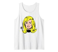 Marvel Fantastic Four Invisible Woman Big Face Costume Débardeur