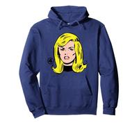 Marvel Fantastic Four Invisible Woman Big Face Costume Sweat à Capuche