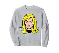 Marvel Fantastic Four Invisible Woman Big Face Costume Sweatshirt