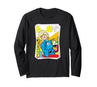Marvel Fantastic Four Invisible Woman Retro Vintage Photo Manche Longue
