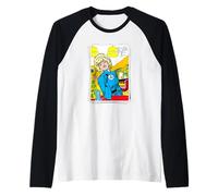 Marvel Fantastic Four Invisible Woman Retro Vintage Photo Manche Raglan