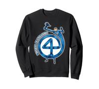 Marvel Fantastic Four Mister Fantastic 4" Logo Comic Art Sweatshirt