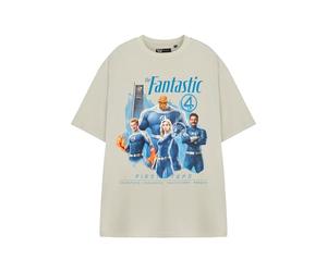 Marvel Fantastic Four T-Shirt | Tee Graphic Unisexe | Manches Courtes Col Rond | Vêtements Scientifiques Explorateurs Protecteurs Héros | MCU Merch