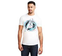 Marvel FBMTS418-WHT Shirt, Blanc (Blanc Blanc), (Taille Fabricant: Medium) Men's