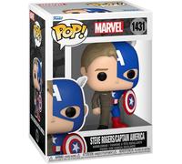 Marvel - Figurine Pop! Split- Captain A/Steve R 9 Cm