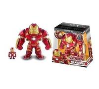 Jada Marvel Figurines Iron Man en métal rouge – 15 et 5 cm – Set 2