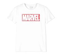 Marvel Fille Gimarcots182 T shirt, Blanc, 12 ans EU