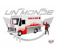 Marvel Food Truck with Deadpool Figure White