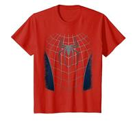 Marvel Friendly Neighborhood Spider-Man No Way Home Costume T-Shirt, Enfant, Rouge, 3 Ans