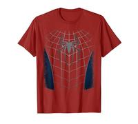 Marvel Friendly Neighborhood Spider-Man No Way Home Costume T-Shirt, Homme, Canneberge, XXL