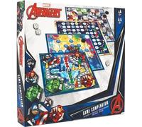 Marvel Games Compendium, générez 35 jeux, dont un Herren-Morris, Damghts, Ludo, Leitern-Brettspiel, un cadeau idéal pour les enfants de 5 ans et plus