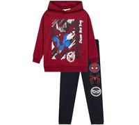 Marvel Garçon Spiderman Sweat Et Jogging, Ensemble Garcons | Ensemble sweat à capuche et pantalon de jogging pour garçons, 100 % coton ultra-doux, style super-héros tendance Spider-Man