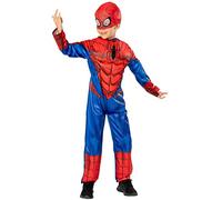 Marvel Garçons Déguisement Spiderman Bleu 9-10 Ans
