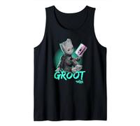 Marvel Gardians Of The Galaxy Neon Retro Groot Débardeur