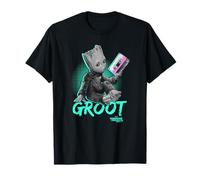 Marvel Gardians Of The Galaxy Neon Retro Groot T-Shirt