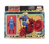 Marvel Comics Figurine Hasbro Ghost Rider F6544 Legends Series 9,5 cm avec véhicule dès 4 ans