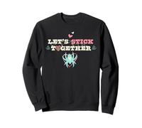 Marvel Ghost-Spider Let's Stick Together Valentine's Day Sweatshirt