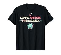 Marvel Ghost-Spider Let's Stick Together Valentine's Day T-Shirt