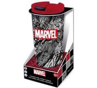 Marvel - Gobelet de voyage isotherme en métal Marvel Pattern
