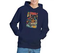 Marvel Gotg3 Guardians Vol 3 Sweat à Capuche Unisexe, Bleu Marine, XXL