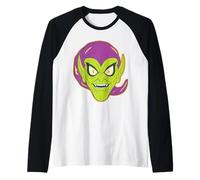 Marvel Green Goblin Halloween Retro Vintage Mask Costume Manche Raglan