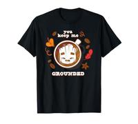 Marvel Groot Fall Spice Coffee You Keep Me Grounded Friend T-Shirt
