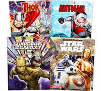 Marvel Guardian of the Galaxy Story Book Activity Set for Boys - Bundle of 4 Superhero Look and Find Hidden Pictures Activity Storybooks for Kids, Toddlers 3-5