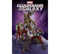 Marvel Guardians Of The Galaxy, Group Poster Affiche Impression - Taille 61x91,5 cm