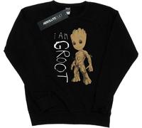 Marvel - "Guardians Of The Galaxy I Am Groot" Sweatshirt für Damen BI19659 (L) (Schwarz)