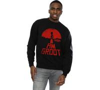 Marvel - "Guardians Of The Galaxy I Am Groot" Sweatshirt für Herren BI2479 (L) (Schwarz)