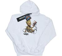 Marvel - "Guardians Of The Galaxy" Sweat à capuche pour fille BI7822 (128) (Blanc)