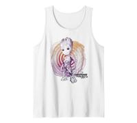 Marvel Guardians Vol. 2 Groot Watercolor Swirl Débardeur, Homme, Blanc, XL