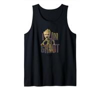 Marvel Guardians Vol.2 I AM GROOT Cute Angry Débardeur