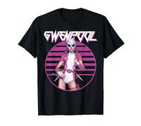 Marvel Gwenpool Super Retro 80's Pink Badge T-Shirt