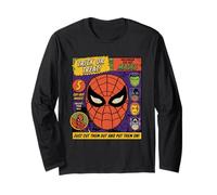 Marvel Halloween Spider-Man Retro Vintage Super Hero Masks Manche Longue