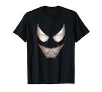 Marvel Halloween Venom Big Face Grin Costume T-Shirt, Homme, Noir, 5XL