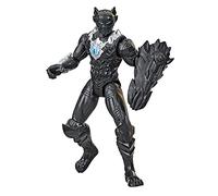 Marvel Hasbro Avengers Mech Strike Monster Hunters Black Panther Toy, Figurine d'action de 15 cm, Jouets pour Enfants à partir de 4 Ans, Multicolore, Taille Unique (F4426)