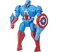 Marvel Figurine de luxe Avengers Mech Strike Monster Hunters Captain America 20 cm 4 ans+ F5072