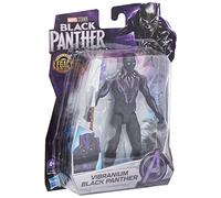 Marvel Hasbro, Black Panther, Studios Legacy Collection, Figurine de Black Panther Vibranium en échelle de 15 cm à partir de 4 Ans et Plus, Multi Color E1360