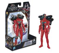 Marvel Hasbro, Black Panther : Wakanda Forever, Ironheart Transformation Vibranio, Figurine d'action de 15 cm, Jouet Enfants et Filles à partir de 4 Ans