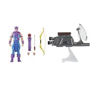 Marvel Hasbro Legends Series, Figurine de Collection de 15 cm Hawkeye avec Sky-Cycle Avengers 60e Anniversaire