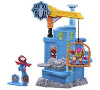 Marvel Comics - Coffret de jeu Stunt Squad Crane Smash - Figurine multicolore pour enfants