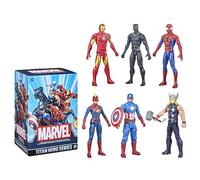 Marvel Hasbro Titan Hero Series, Multipack de 6 Figurines de 30 Cm à Collectionner, Pour enfants à Partir de 4 Ans Exclusivité sur Amazon