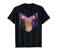 Marvel : Hawkeye, Clint Barton, Kate Bishop et Lucky Arrow. T-Shirt