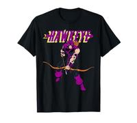 Marvel Hawkeye Retro Classic Pose Bow Arrow T-Shirt